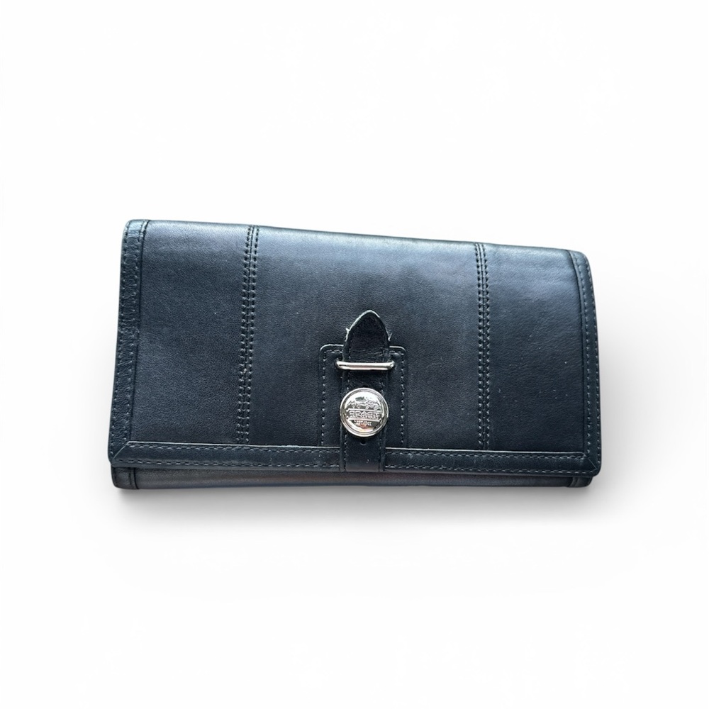 Coach Black Leather Wallet